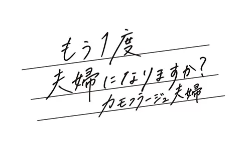 もう一度夫婦になりますか？カモフラージュ夫婦
